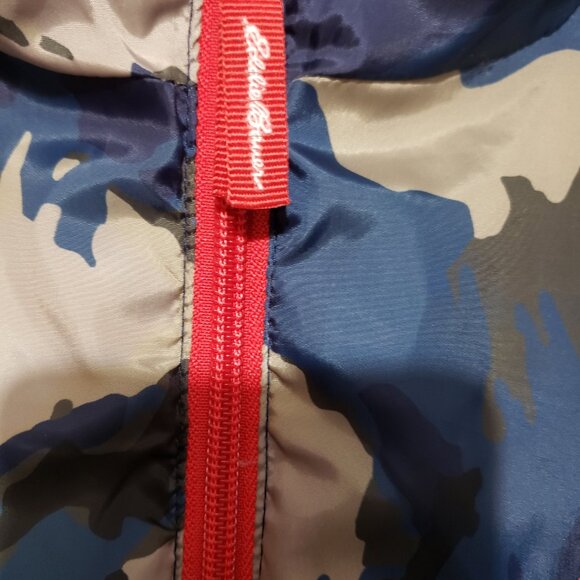 Kids Eddie Bauer Goose Down Reversible Jacket Size 16 - Picture 15 of 16